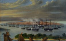 La Escuadra en el canal Privado del Paso de la Patria, 23 de abril de 1866