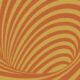 Cover of The Coup Trap featuring a yellow and orange spiral