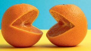 Cover of Understanding Language through Humor, 2nd edition featuring two oranges cut to look like laughing mouths