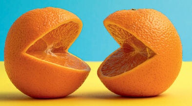 Cover of Understanding Language through Humor, 2nd edition featuring two oranges cut to look like laughing mouths